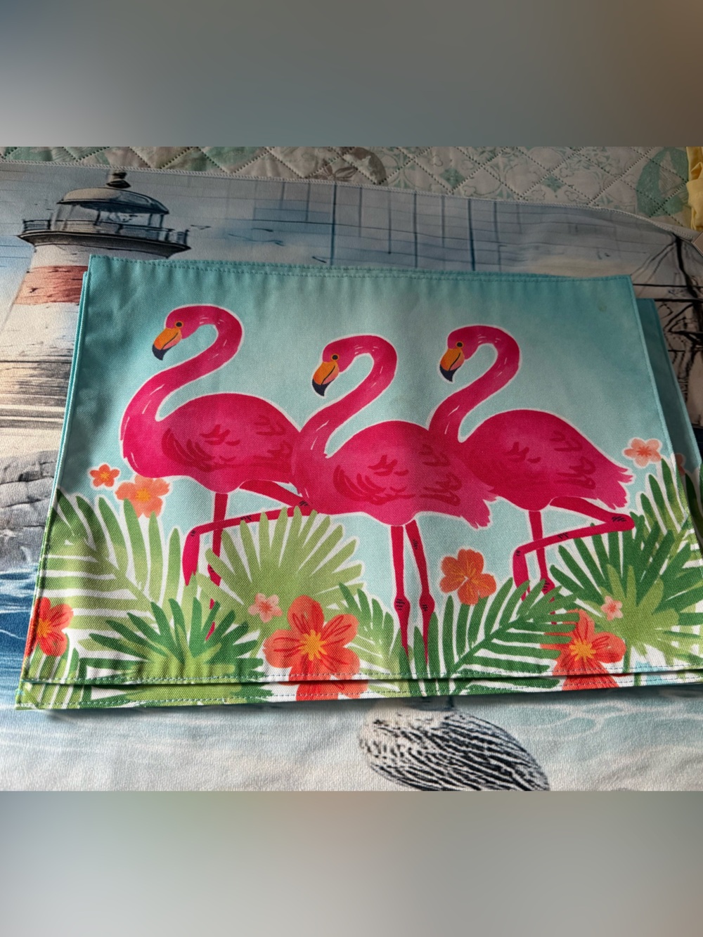 Tropical Flamingo Placemat Set
